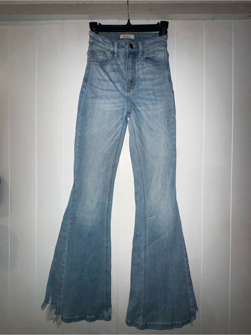 KanCan Light Blue High-Rise Flare Jeans